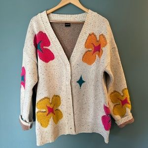 Saachi flower cardigan large